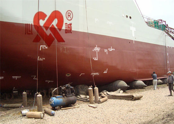 Saco comum de lançamento do lançamento da água de 6 bolsas a ar do navio da camada com carga pesada