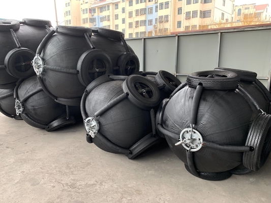 Fenders pneumáticos de 50 kPa-80 kPa Yokohama para aplicações marítimas