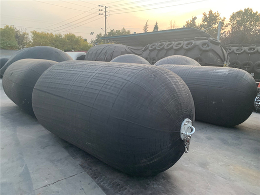 Fenders Marítimos Pneumáticos Negros 3,3 * 6,5m para um Desempenho Durável