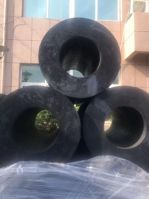Fenders cilíndricos de borracha de longa duração para absorção de impactos marinhos