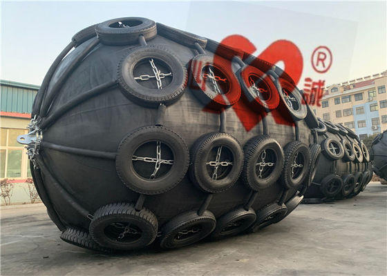 50Kpa monta pneus em torno dos amortecedores infláveis de flutuação da doca do barco dos para-choques de Yokohama