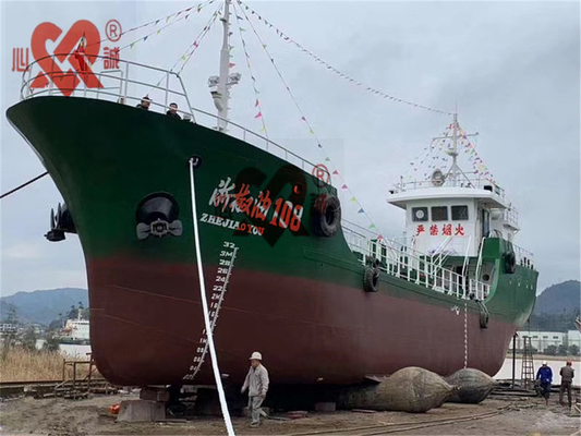 Bolsas de ar personalizadas para lançamento de navios comprimento 1,0 m-35 m para elevação de rolos e trabalho de resgate de navios submarinos
