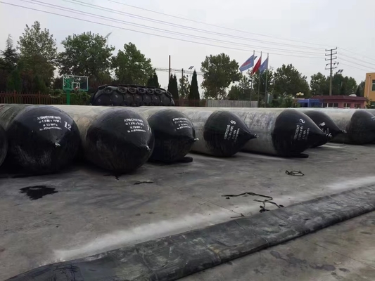 Airbags marinhos de borracha natural de 4-9 camadas para aplicações de pressão personalizadas