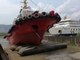 Airbags de borracha marinha versáteis para lançamento e atracação de navios