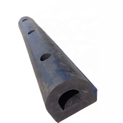 Fenders de borracha sólida em forma de D Fender de borracha absorvente de impacto para docas e navios