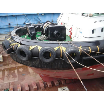 200-450 mm de altura Fender de barco de reboque com certificado pela PIANC e 70-85A dureza