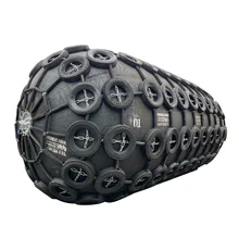 0.05-0.08Mpa Borracha Yokohama Fender Pneumático Com Flange Galvanizado Quente