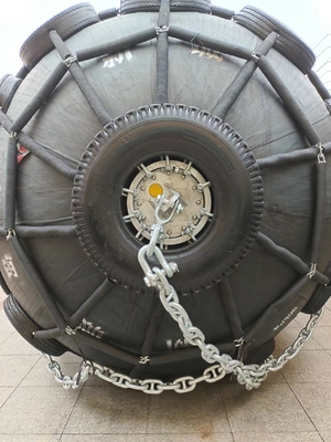 0.5-4.5m Diâmetro Yokohama Marine Fender com baixa força de reação e 2 anos de garantia