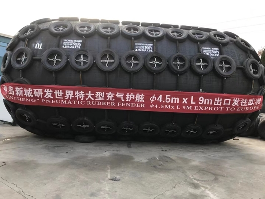 Fenders pneumáticos de Yokohama de alta absorção de energia para projetos de manutenção portuária