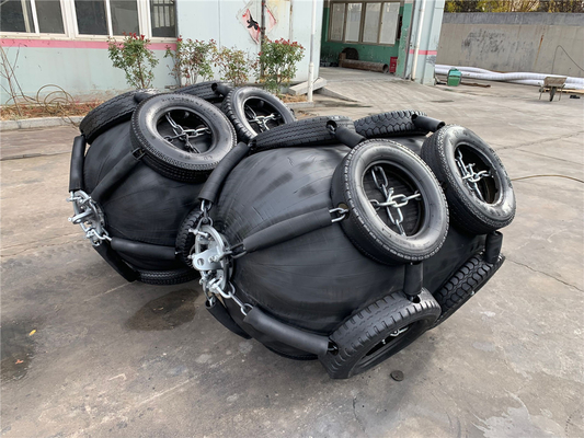 Fenders pneumáticos de borracha Yokohama para proteção de navios