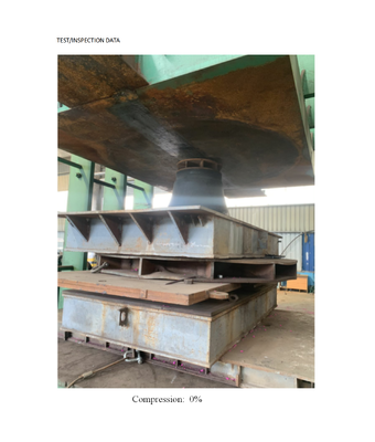 Fenders de borracha de cone aprovados pela SGS fornecendo dureza de 60-70 Shore A e resistência a intempéries Ideal para sistemas de atracação marítima