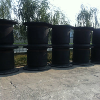 Fenders de borracha de células com densidade de 1,2-1,5 G/cm3 e método de instalação por parafusos/solduras