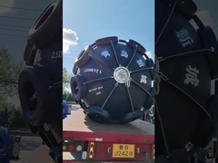 12m de comprimento, vídeo de carregamento do pára-choques.