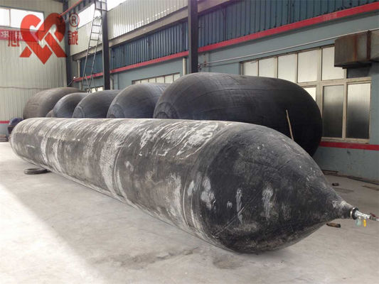 Airbag de lançamento de navios durável 1m 30m comprimento para operações de lançamento de navios marítimos