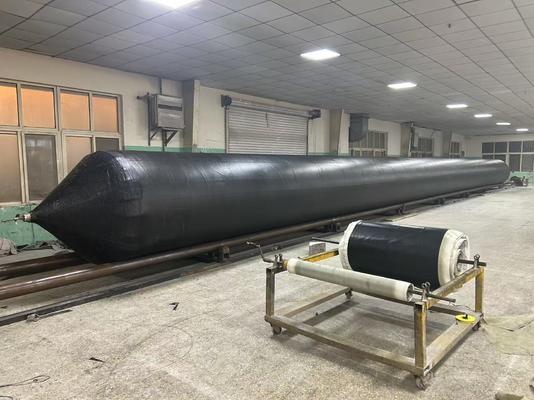 Airbags de lançamento de navios 1,0m-35m comprimento braço único/dobro 10-1000 toneladas capacidade de peso para a indústria naval