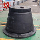 Duração de vida de 15 a 20 anos Fender de borracha de cone ABS Certificado Marine Dock Bumper para absorção e proteção de impactos de embarcações