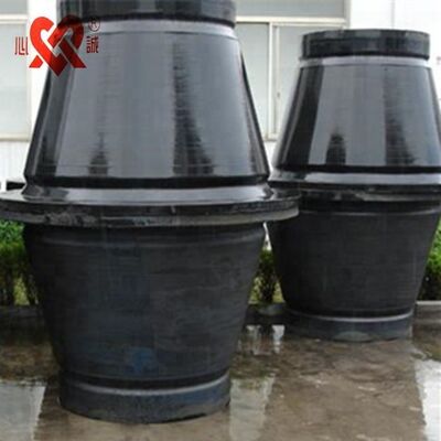 Defensas Cónicas de Caucho con Excelente Resistencia al Impacto, Amortiguador Industrial de Amarre con Formato de Dibujo PDF para Instalaciones Portuarias